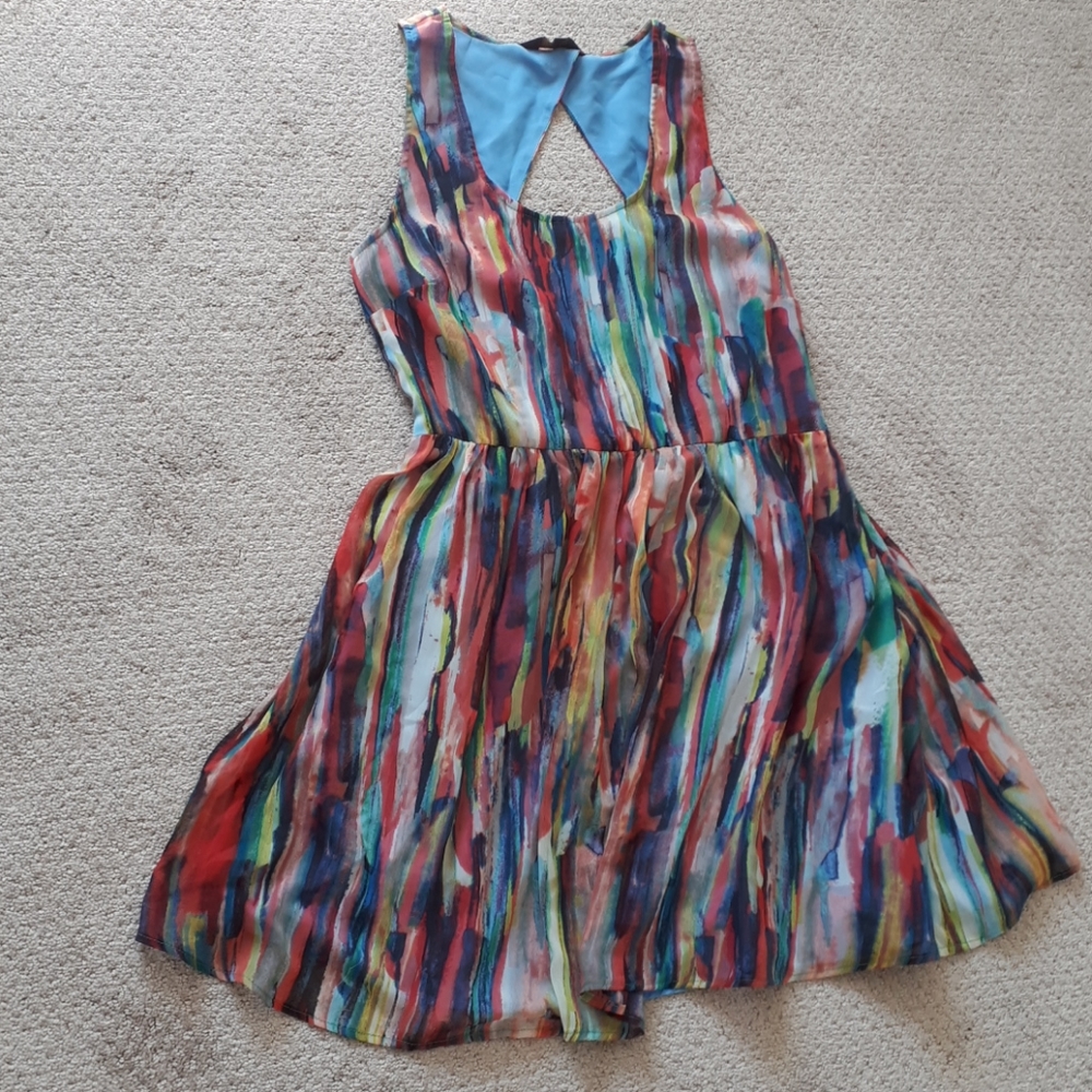 Jack by BB Dakota watercolour dress